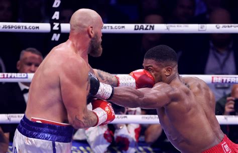 Photos: Anthony Joshua’s knockout victory over Robert Helenius