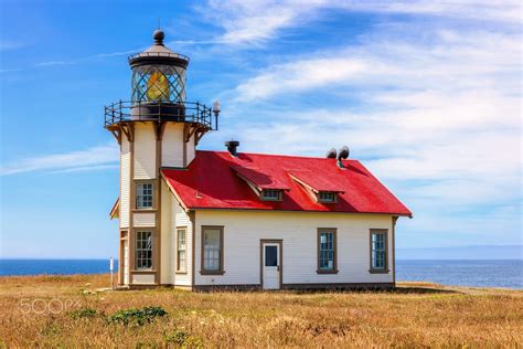 Point Cabrillo Lighthouse.on California coast | Arquiteta, Fogo