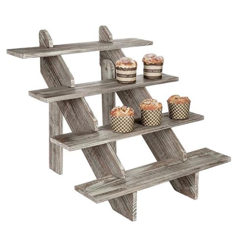 Weathered Wood Rustic Retail Display Stand – MyGift