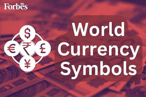 Currency Symbols: List Of Currency Names And Symbols Around The World ...