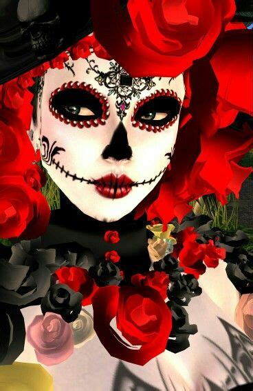 21 best Dia de Los Muertos Face Paint Ideas images on Pinterest | Face paintings, Paint ideas ...