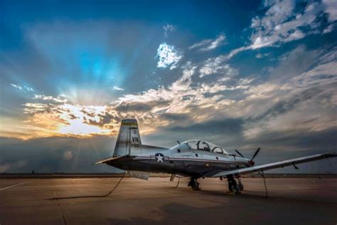 Picture of the Day: T-6A Texan II at Rest on the Flight Line Vance Air ...