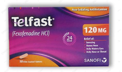 Telfast Tablets 120mg 10's — DVAGO