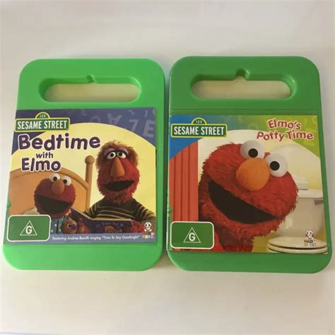 SESAME STREET - Bedtime With Elmo & Elmo's Potty Time (DVD) Region 4 $12.69 - PicClick