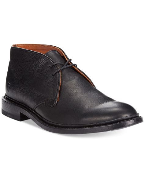 Frye James Chukka Boots in Black for Men | Lyst