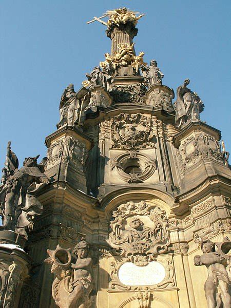 Holy Trinity Column in Olomouc, Czech Republic World Heritage Site