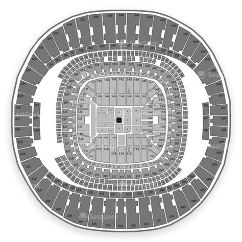 Download Wrestlemania 34 Seating Chart >> New Orleans Saints - Mercedes-benz Superdome - Full ...