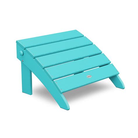 Upgrade Your Outdoor Space with POLYWOOD® Adirondack Ottoman in Aruba
