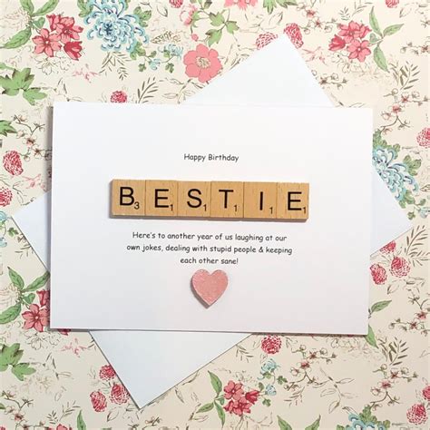 Bestie Birthday Card Best Friend Birthday Card Humour - Etsy UK | Best ...