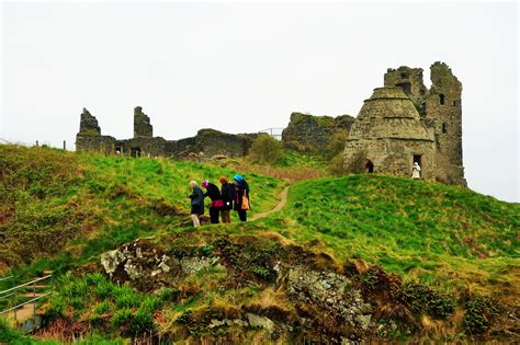 Dunure Castle is a stabilised ruin located on the Ayrshire Coast.