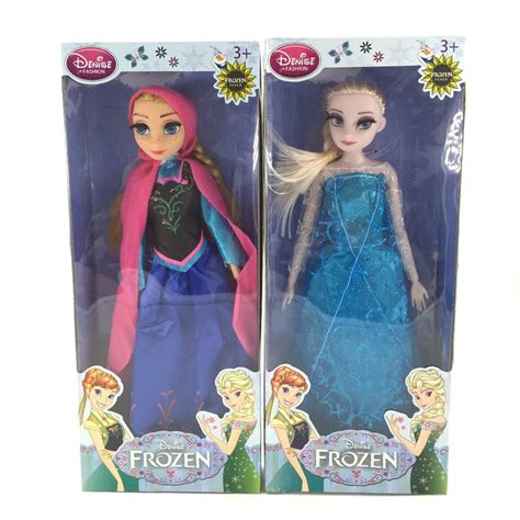 Disney Toys 2016 New Arrival Frozen Toys For Girls Kid Toys Gift Elsa Anna Princess Silicone ...