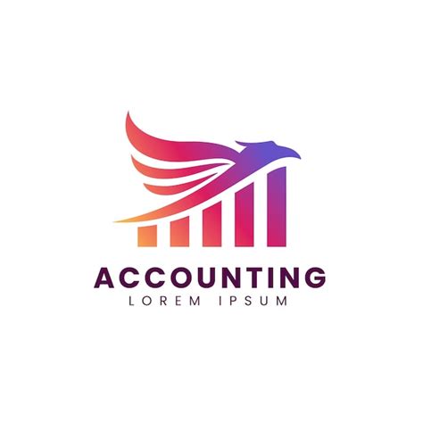 Free Vector | Gradient accounting logo template