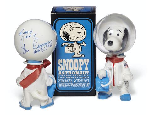 APOLLO 10 MASCOT – Snoopy Astronaut dolls signed. China: Determined Distributions of San ...