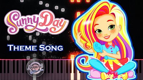 Sunny Day Theme Song Piano Tutorial - YouTube