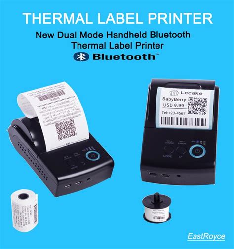 Dual Mode Bluetooth Thermal Label Printer Suppliers and Manufacturers China - Factory Wholesale ...