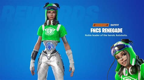 How to unlock FNCS Renegade skin in Fortnite for free | WePC