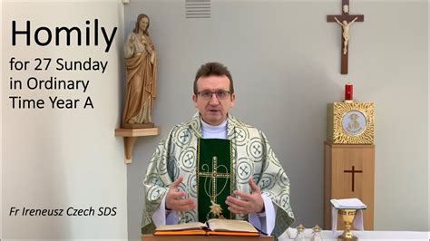 Homily for 27th Sunday in Ordinary Time A (4 October 2020) 🇦🇺 - YouTube