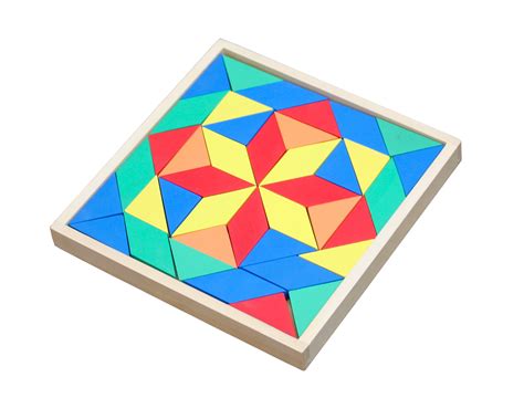 Wooden Puzzle - Geometric Shapes | Toy | at Mighty Ape NZ