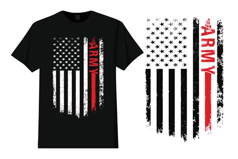 US Army Flag T Shirt Design 22605430 Vector Art at Vecteezy