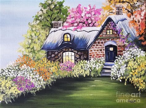 Spring Beauty Painting by Nermine Hanna - Fine Art America