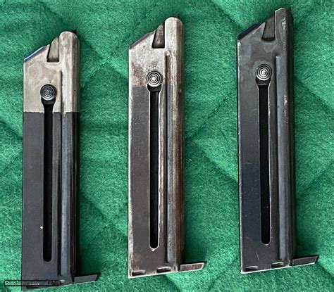 Three Genuine Pre-WWII First Series Colt Woodsman Magazines