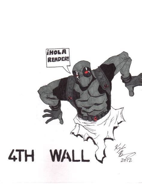 Deadpool Breaking the 4th Wall-Colored by KyleBenning on DeviantArt