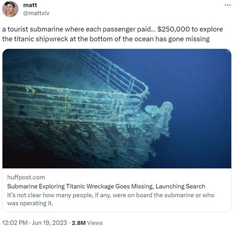 Trending Meme: OceanGate Titanic Submarine Incident : r/KnowYourMeme