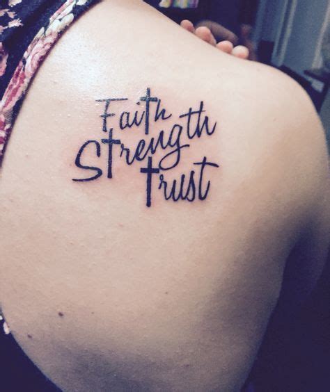 56+ Ideas For Tattoo Small Wrist Strength Faith | Courage tattoos ...