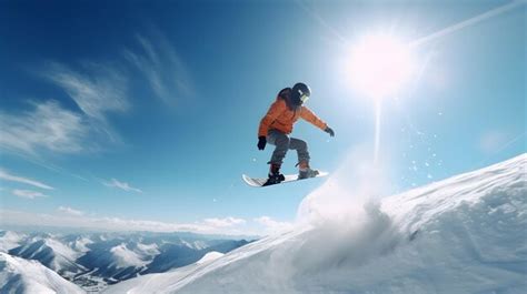 Premium AI Image | Snowboard tricks