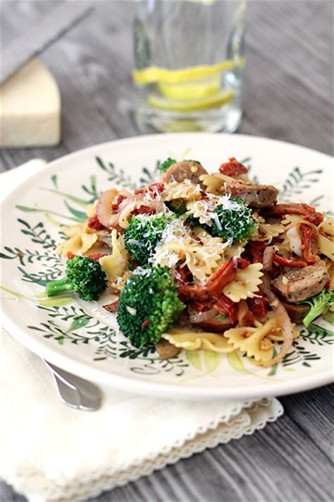 Bow Tie Pasta with Sausage & Broccoli | Good Life Eats