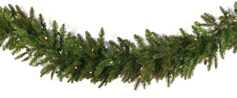 Lighted Christmas Garland - Fraser Fir Prelit Christmas Garland, Clear ...