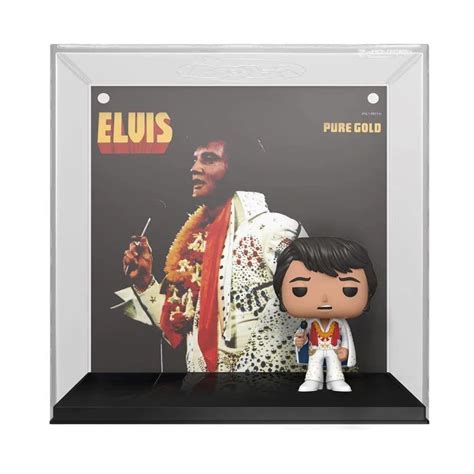 Funko Pop! Elvis - Pure Gold - Vinyl Figurine - Hard Protector Case (FACTORY SEALED) (BOX IS ...