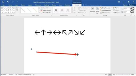 How To Draw Arrows In Word - Signalsteel19