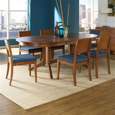 Custom Dining Customizable Oval Table Set by Canadel | Canadel furniture, Furniture ...