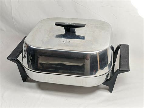 Vintage Sunbeam Electric Skillet Model FP-V Aluminum With Teflon Coating #Sunbeam | Vintage ...