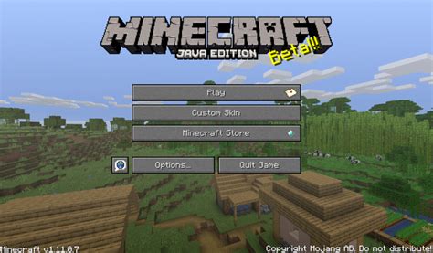 JavaUI (Beta v0.4) Minecraft Texture Pack