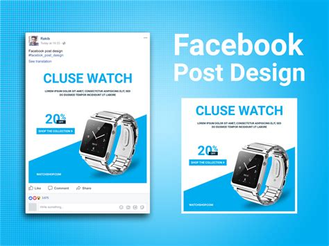 Product ads banner design for facebook by Md. Rakib Hosen on Dribbble