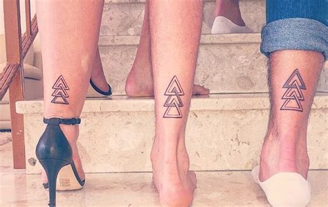 Geometric Tattoo - 55 Eloquent Sibling Tattoo Ideas- Show The World ...