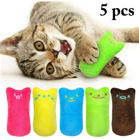Legendog 5Pcs Cat Chew Toy Bite Resistant Catnip Toys for Cats,Catnip ...