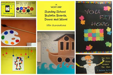 little illuminations: 14 "Must-See" Sunday School Bulletin Boards, Doors and More!