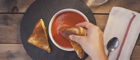 Tomato Soup & Grilled Cheese Sandwich