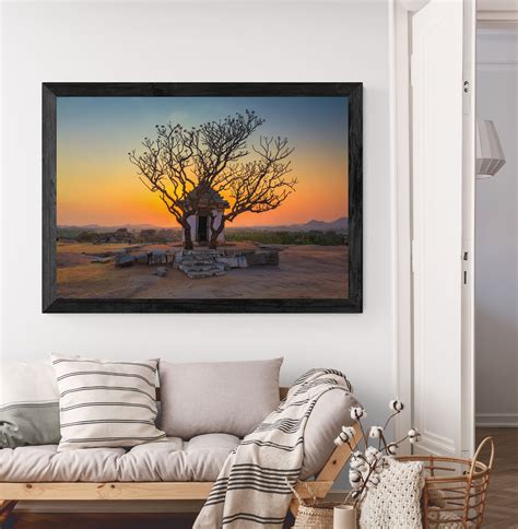 Hampi Tree Photography Print Nature Landscape Sunset - Etsy