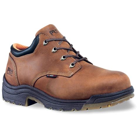 Men's Timberland® Pro® Titan® Safety Toe Oxford Shoes - 183143, Casual Shoes at Sportsman's Guide