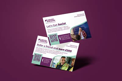 Referral Cards Design designs, themes, templates and downloadable ...