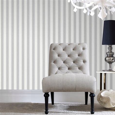 Grey Striped Wallpaper B&Q - ENSIGILO