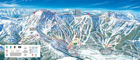 Kirkwood Trail Map • Piste Map • Panoramic Mountain Map