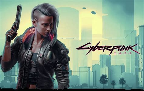 Wallpaper girl, gun, Cyberpunk 2077, Cyberpunk 2077 images for desktop ...