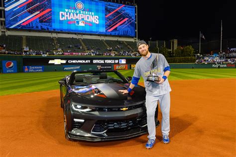 World Series MVP Ben Zobrist Awarded with a Chevy Camaro SS