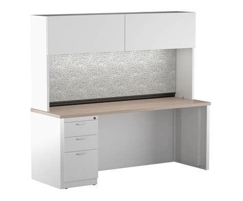 The Office Leader. 24" x 36" Metal Desk Shell with Full Modesty with ...