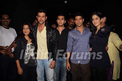 Zindagi Na Milegi Dobara stars Hrithik Roshan, Katrina Kaif and Farhan Akhtar visit PVR at ...